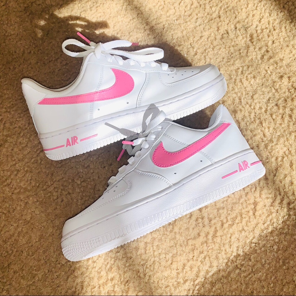 Custom pink AF1 - Picture 3 of 3